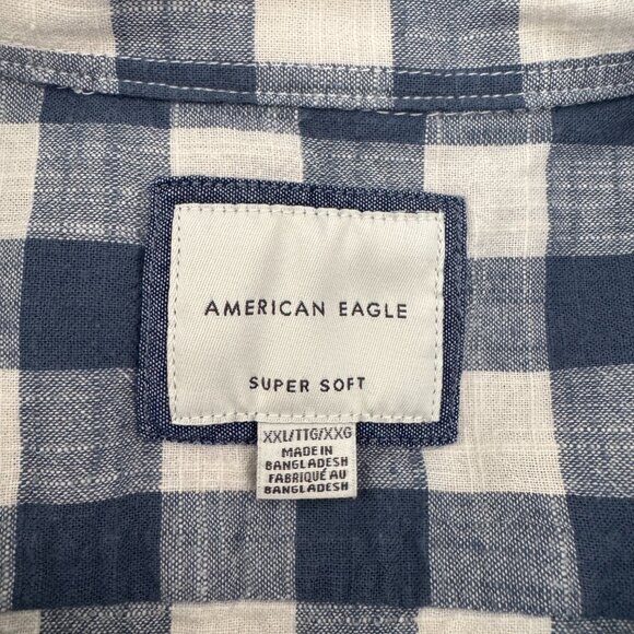 American Eagle Super Soft Checkered Shirt – XXLT Classic Comfort Wrap yourself i - Picture 6 of 6